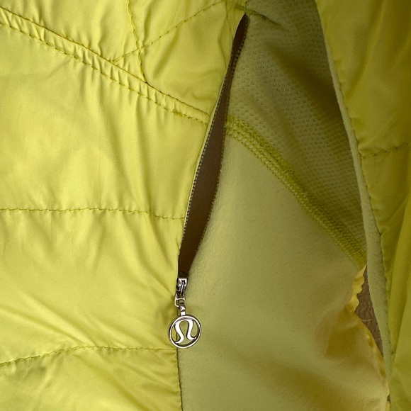 lululemon athletica Neon Yellow What the Fluff Pullover Jacket - Picture 9 of 14